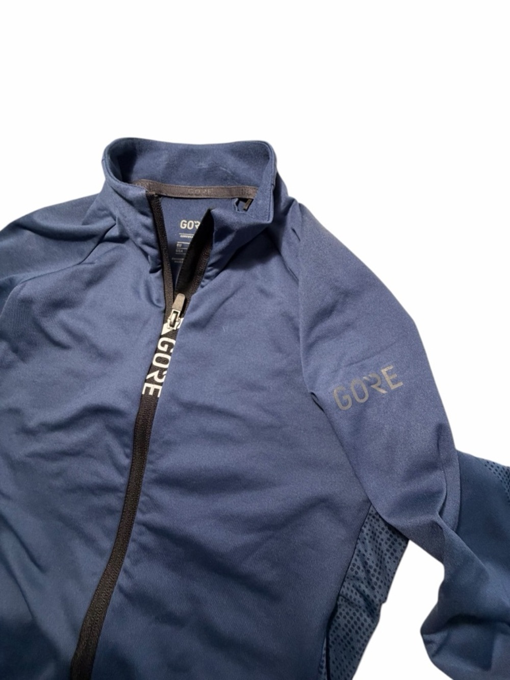 GORE-TEX Wear Navy Blue Full-Zip Cycling Jacket Womens Small - Picture 3 of 10